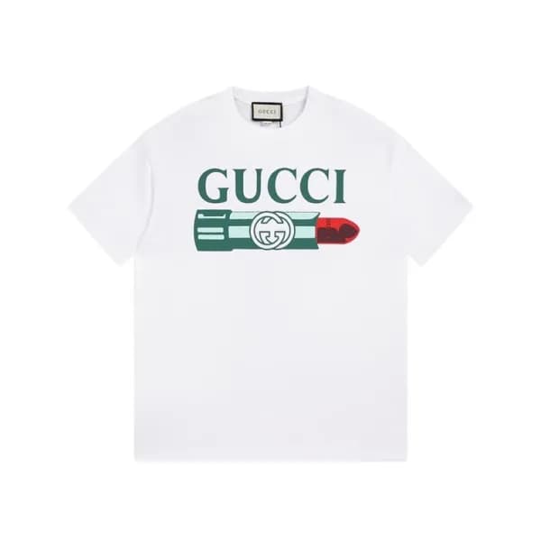 구찌 남/녀 화이트 크루넥 반팔티 - Gucci Unisex White Short slee… - 1