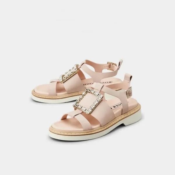 로저비비에 여성 핑크 샌들 - Roger Vivier Womens Pink Sandals … - 1