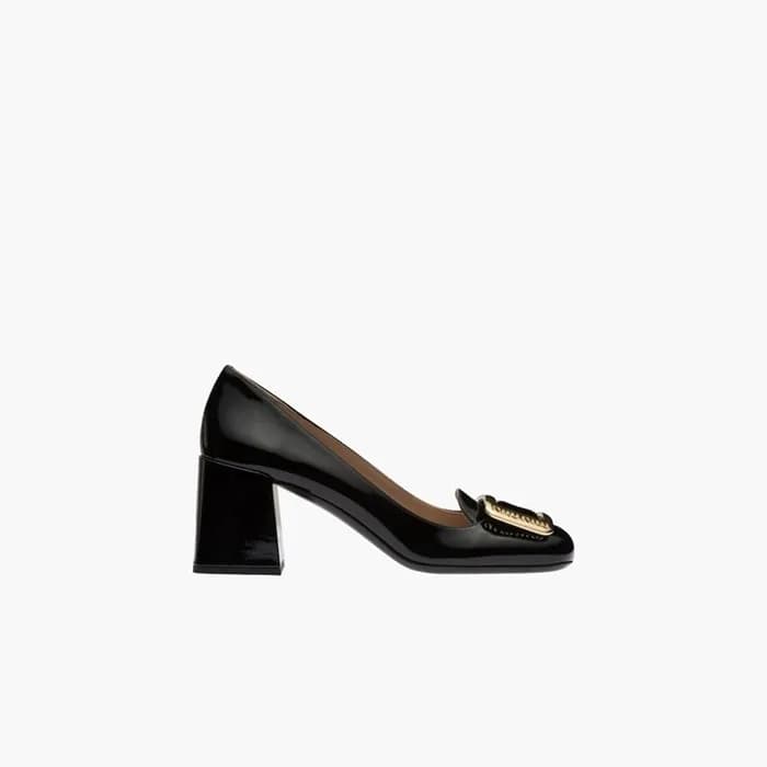미우미우 여성 페이턴트 가죽 펌프스 힐 Black 【매장140만원대】 - Miumiu Wo… - 1