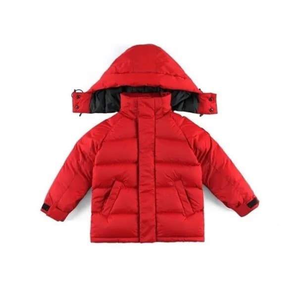 캐나다구스 레드 키즈 패딩 - Canada goose Red Kids Padding - … - 1