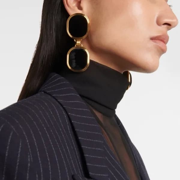 입생로랑 여성 골드 이어링 - Saint Laurent Womens Gold Earring… - 1
