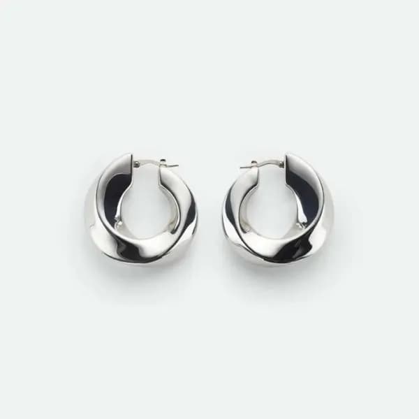 보테가 베네타 여성 골드 이어링 - Bottega veneta Womens Gold Ear… - 1