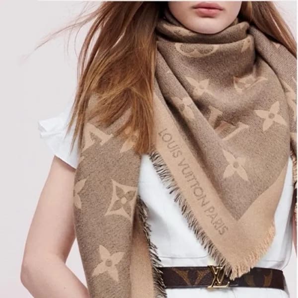 루이비통 여성 베이지 스카프 - Louis vuitton Womens Scarf - acc… - 1