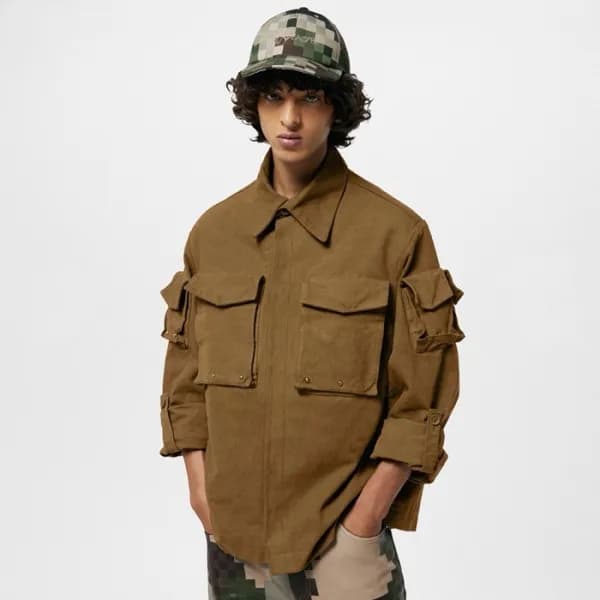 루이비통 남성 카키 재킷 - Louis vuitton Mens Khaki Jackets -… - 1