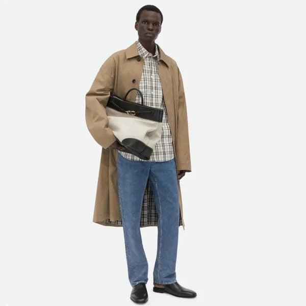보테가베네타 남/녀 베이지 안디아모 백 - Bottega Veneta Unisex Andi… - 1