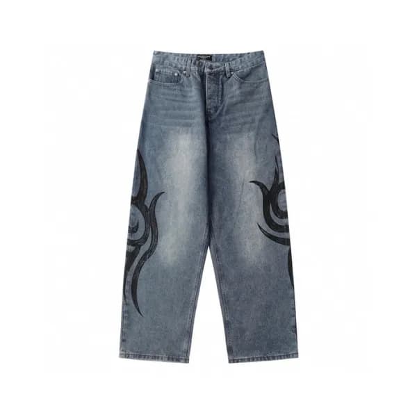 발렌시아가 남성 블루 청바지 - Balenciaga Mens Blue Jeans - bac… - 1