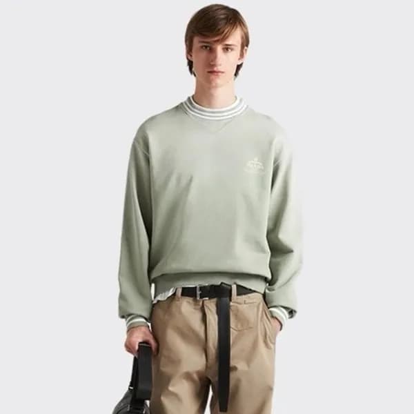 프라다 남성 라운드 맨투맨 - Prada Mens Round Tshirt - prc3703… - 1