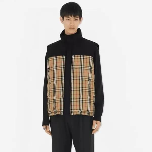 버버리 남성 양면 다운 베스트 - Burberry Mens Down Vest - buc42… - 1