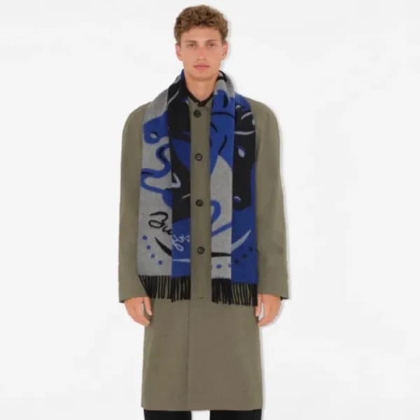 버버리 남/녀 빈티지 머플러 - Burberry Unisex Vintage Muffler … - 1