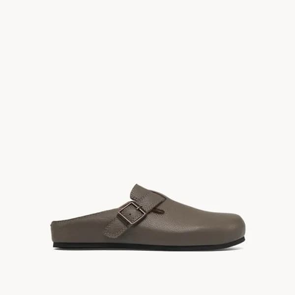 더 로우 여성 휴고 슬라이드 스웨이드 애쉬 - The Row Womens Hugo Slid… - 1