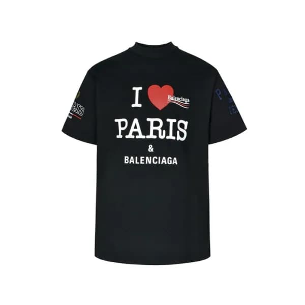 발렌시아가 남성 라운드 반팔 티셔츠 - Balenciaga Mens Round Tshirt… - 1