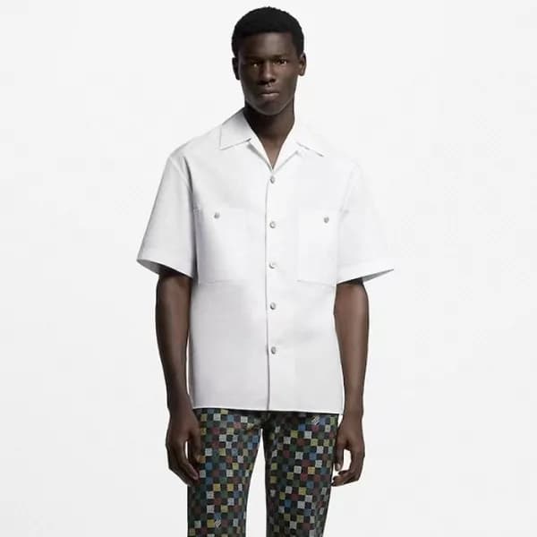 루이비통 남성 반팔 셔츠 - Louis vuitton Mens Polo Shirt - lv… - 1