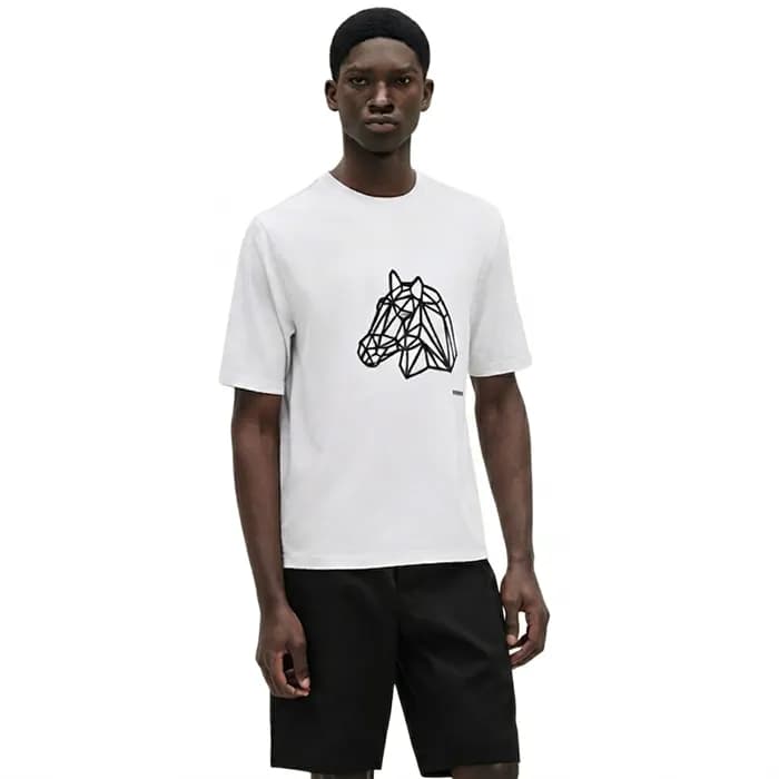 에르메스 남성 라운드 반팔티 - Hermes Mens Round Tshirt - hec68… - 1