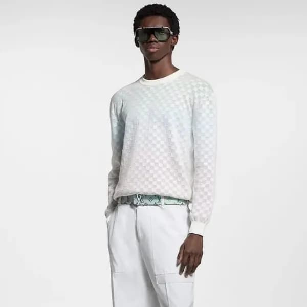 루이비통 남성 라운드 스웨터 - Louis vuitton Mens Round Sweater… - 1