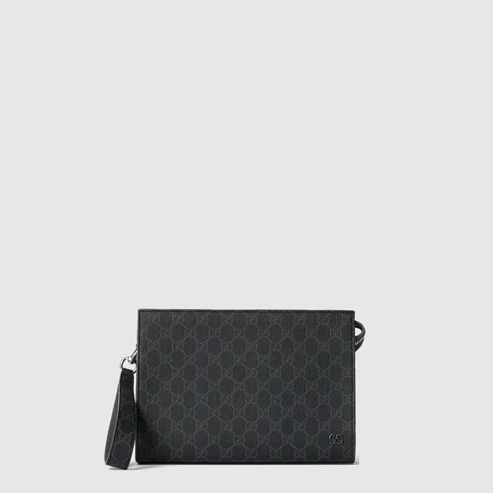 구찌 남성 바이컬러 GG 파우치 - Gucci Mens Bicolor GG pouch - … - 1