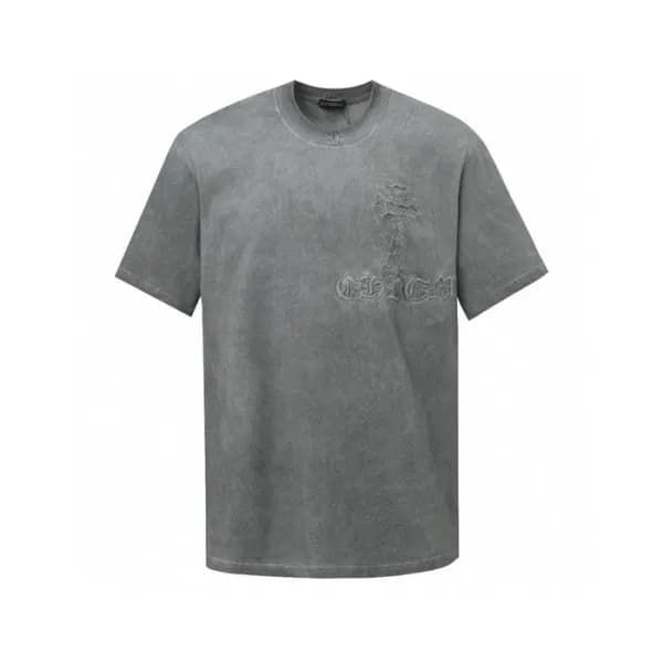 크롬하츠 남성 라운드 반팔티 - Chrom Hearts Mens Round Tshirt -… - 1