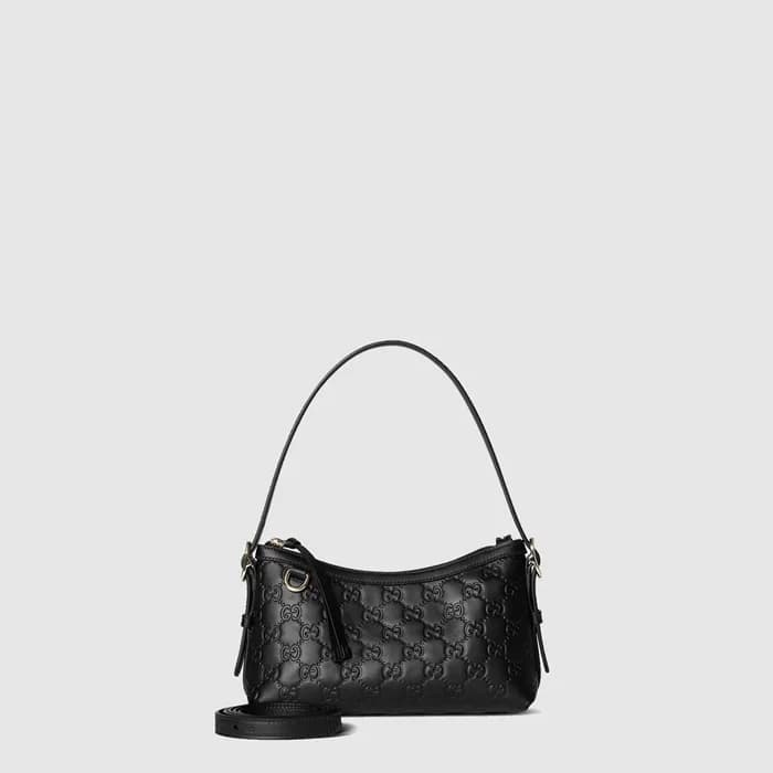 구찌 여성 GG 엠블럼 스몰 숄더백 - Gucci Womens GG Emblem Small… - 1