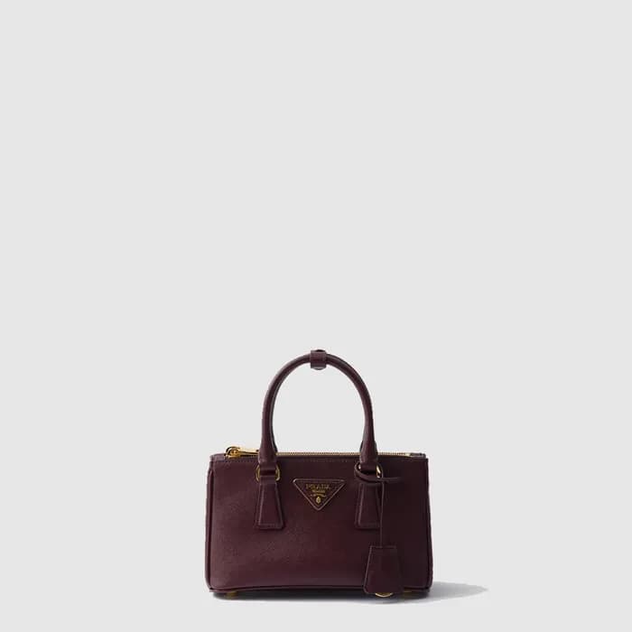 프라다 여성 갤러리아 사피아노 가죽 미니백 1BA916 - Prada Womens Gall… - 1