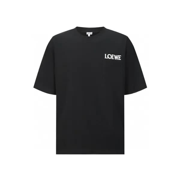 로에베 남성 라운드 반팔티 - Loewe Mens Round Tshirt - loc1270… - 1