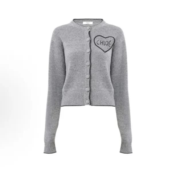 끌로에 여성 브이넥 가디건 - Chloe Womens V-neck Cardigan - ch… - 1