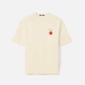 자크뮈스 남성 딸기 패치 티셔츠 - Jacquemus Mens The Strawberry …