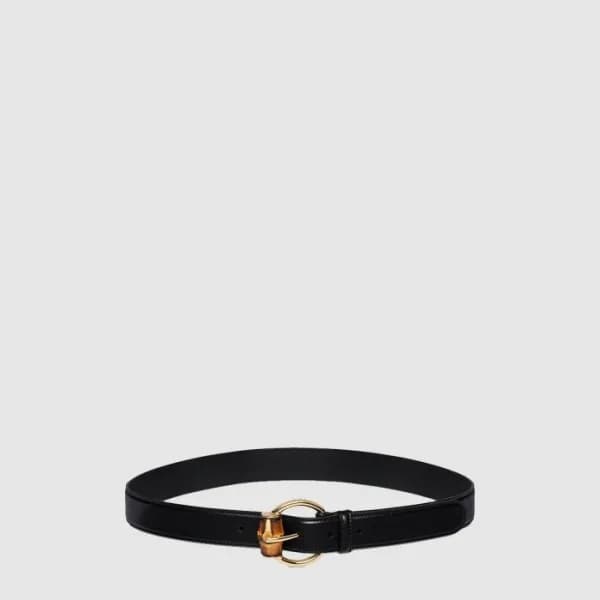 구찌 남성 뱀부 디테일 버클 벨트 - Gucci Mens Bamboo Detail Buck… - 1