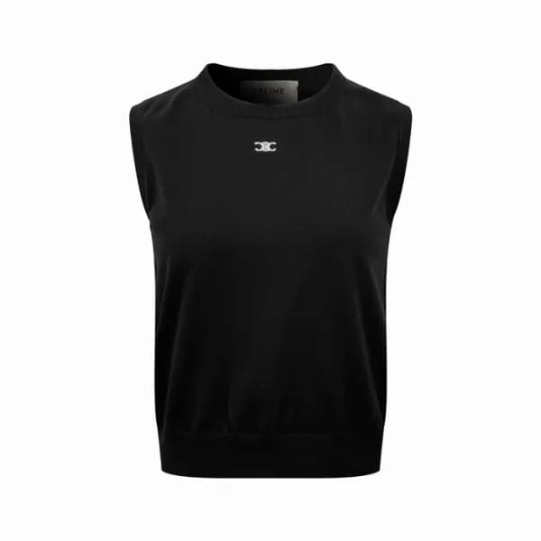 셀린느 여성 라운드 베스트 - Celine Womens Round Vest - cec154… - 1