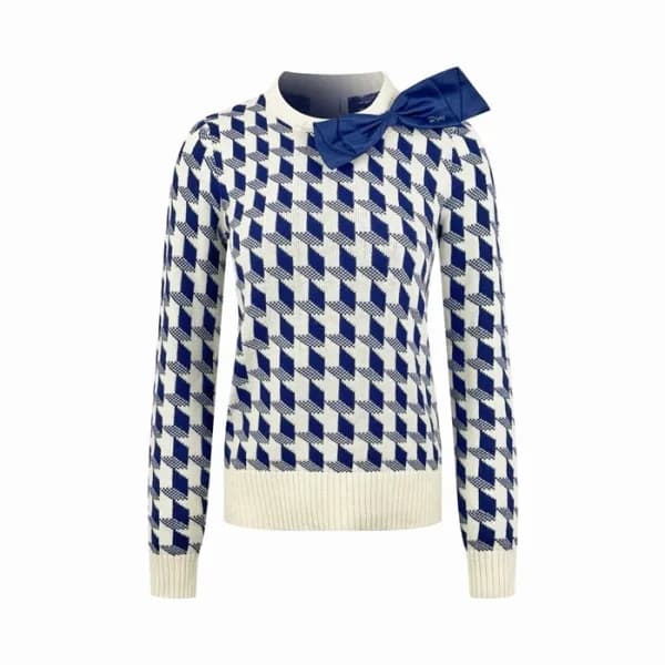 디올 여성 리본 스웨터 - Dior Womens Ribbon Sweater - dic16867x - 1