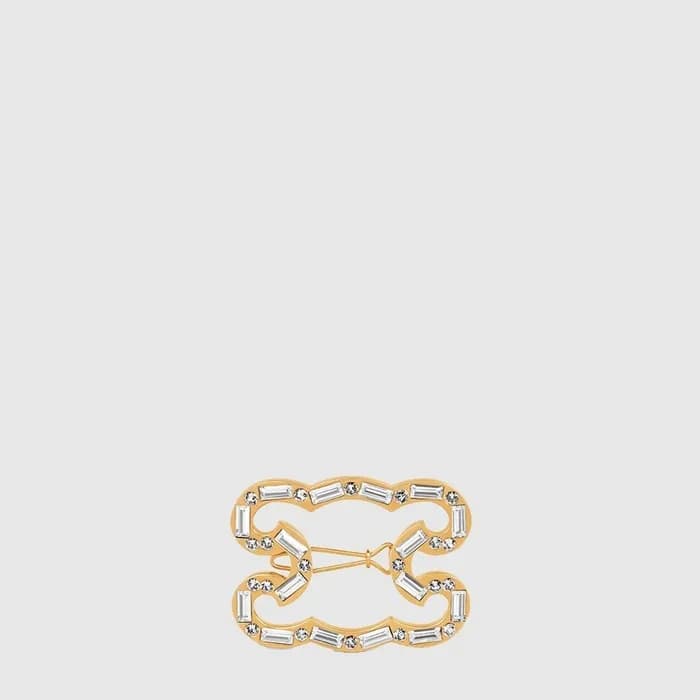 셀린느 여성 트리옹프 프레임 헤어 클립 - Celine Womens Triomphe Frame Hair Clip - acc10510x - 1