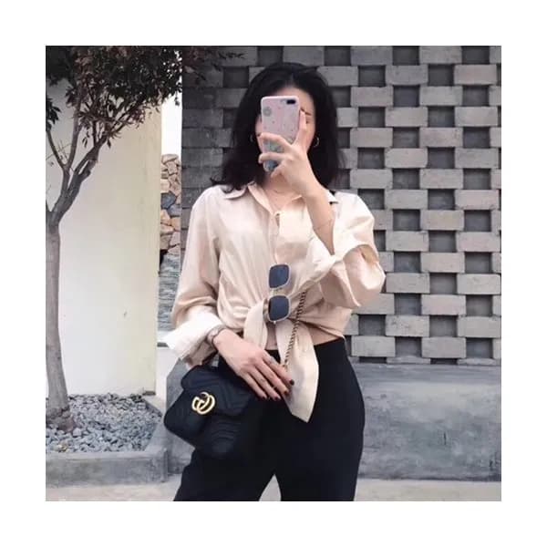 Gucci GG Marmont Women Mini Top Handle Bag,21CM - … - 1