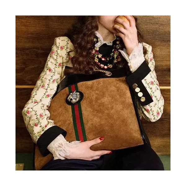 Gucci Tiger Head Large Women Tote Shoulder Shopper… - 1