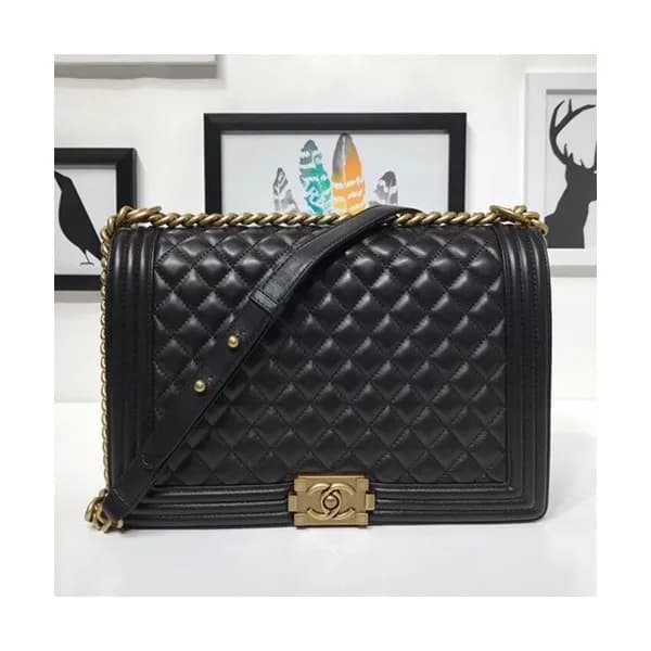 Chanel Leboy Leather Chain Shoulder Bag ,30CM - 샤… - 1