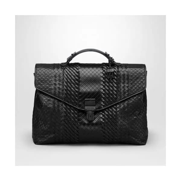 Bottega Veneta Leather Black Mens Business ,40.5cm… - 1