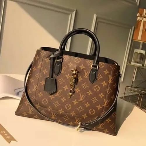 Louis Viutton 2018 Monogram Fleur Tote Shouder Bag… - 1