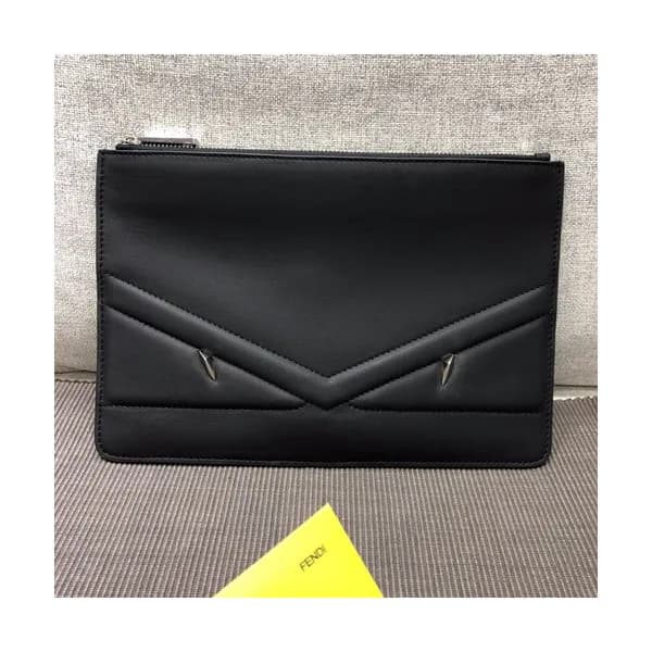Fendi Leather Clutch Bag ,29CM - 펜디 레더 남성용 클러치백 F… - 1