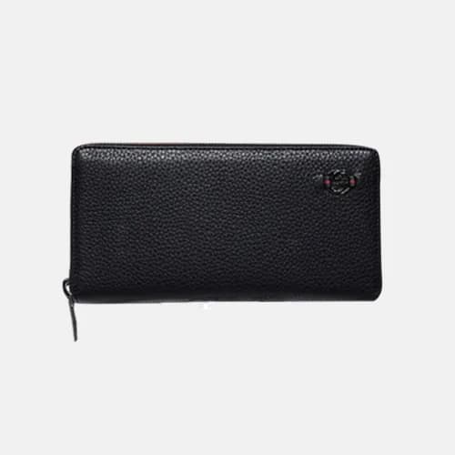 Gucci 2019 Mens Leather Zip Around Long Wallet 308… - 1