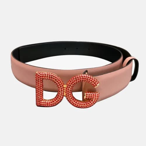 Dolce&Gabbana 2019 Ladies Santi Logo Buckle Leathe… - 1