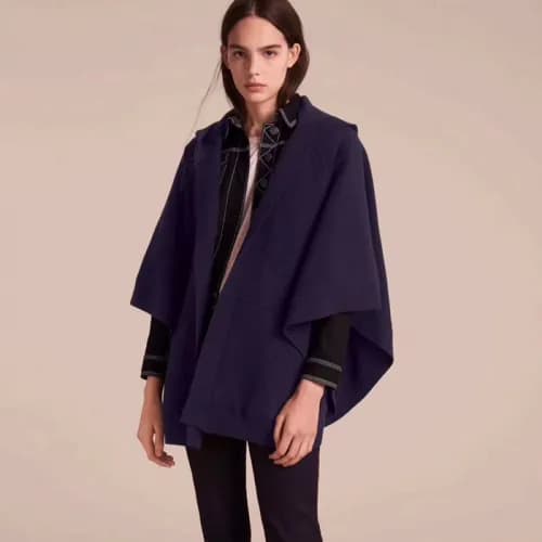 Burberry Ladies Wool Cape - 버버리 여성 울 망토 - bur428x - 1