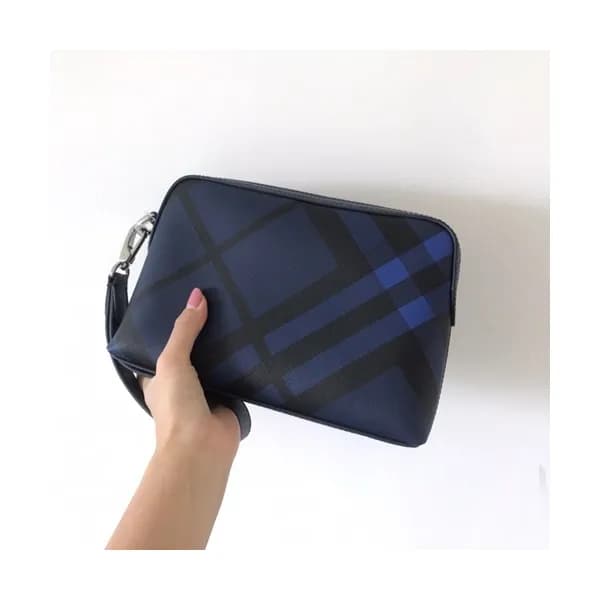 Burberry 2019 Leather Clutch Bag, 25cm - 버버리 2019 … - 1