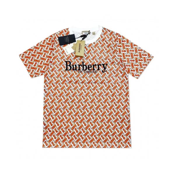 Burberry 2019 Mm/Wm Logo Cotton Short Sleeved Tshi… - 1