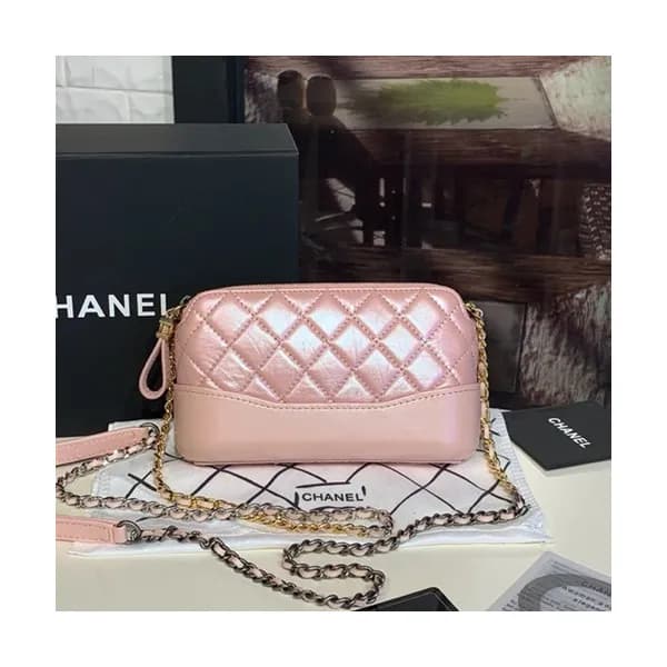 Chanel Women Gabrielle Leather Chain Shoulder Bag … - 1
