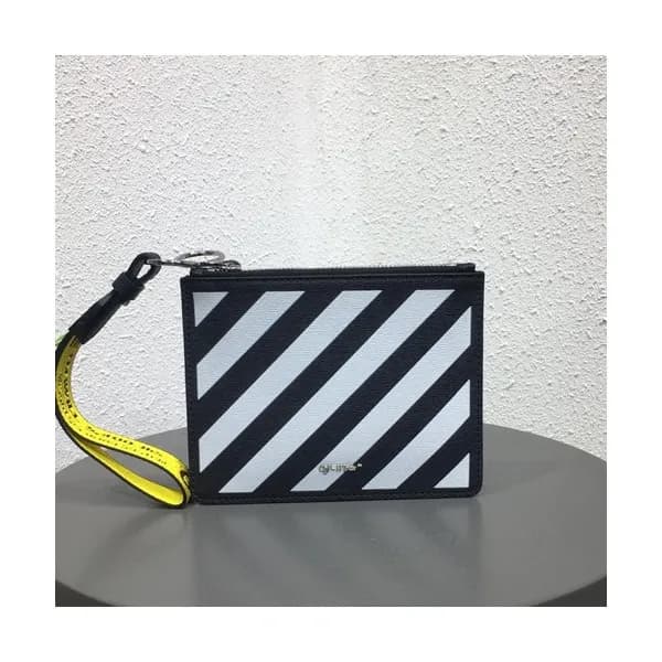 Off White 2019 Leather Mini Clutch Bag,18.5cm - 오프… - 1
