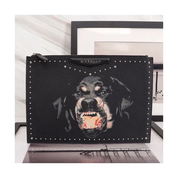 Givenchy 2019 Leather Clutch Bag,32cm - 지방시 2019 레… - 1