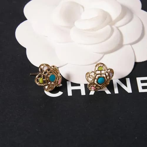 Chanel earring - 샤넬 플라워 이어링 cha0043.컬러(옐로우 골드) - 1