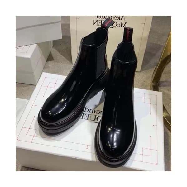 Alexander McQueen 2019 Ladies Leather Boots - 알렉산더… - 1