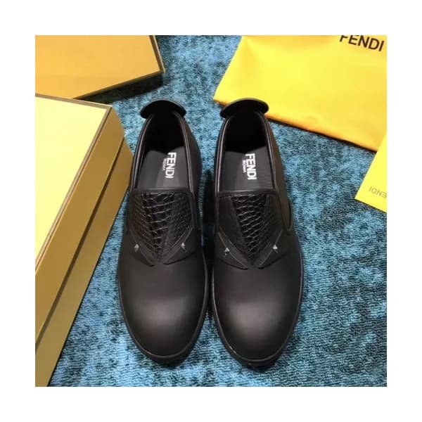 Fendi 2019 Mens Leather Slip-on - 펜디 2019 남성용 레더 슬… - 1