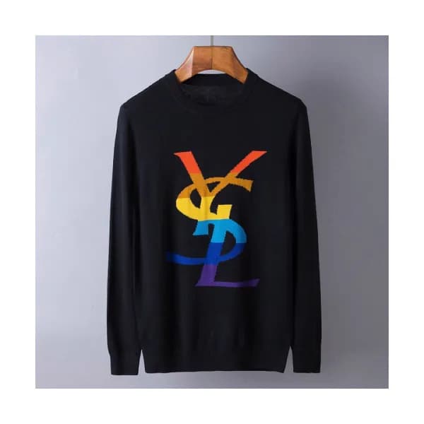 Saint Laurent 2019 Mens Crew-neck Wool Sweater - 입… - 1