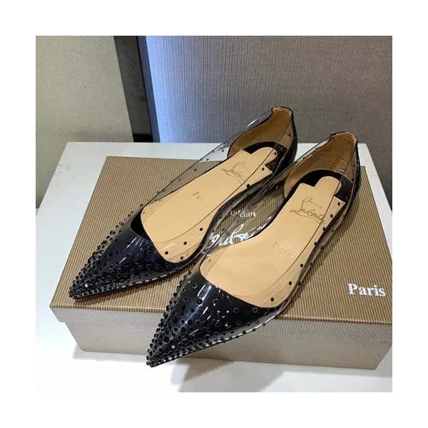 Christian Loubutin 2019 Ladies PVC Flat Shoes - 크리… - 1