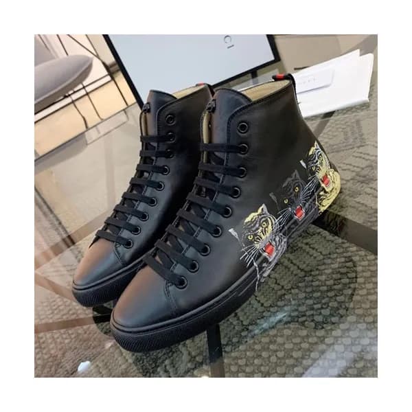 Gucci 2019 Mens Leather Sneakers - 구찌 2019 남성용 레더 … - 1