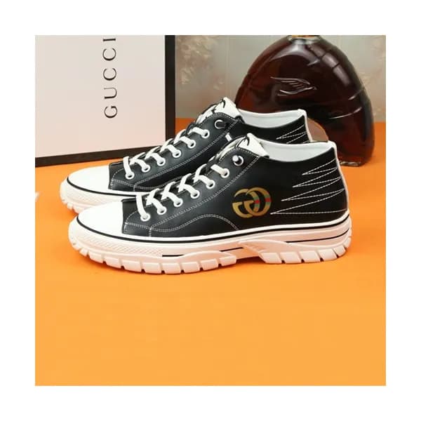 Gucci 2019 Mens Leather Sneakers - 구찌 2019 남성용 레더 … - 1